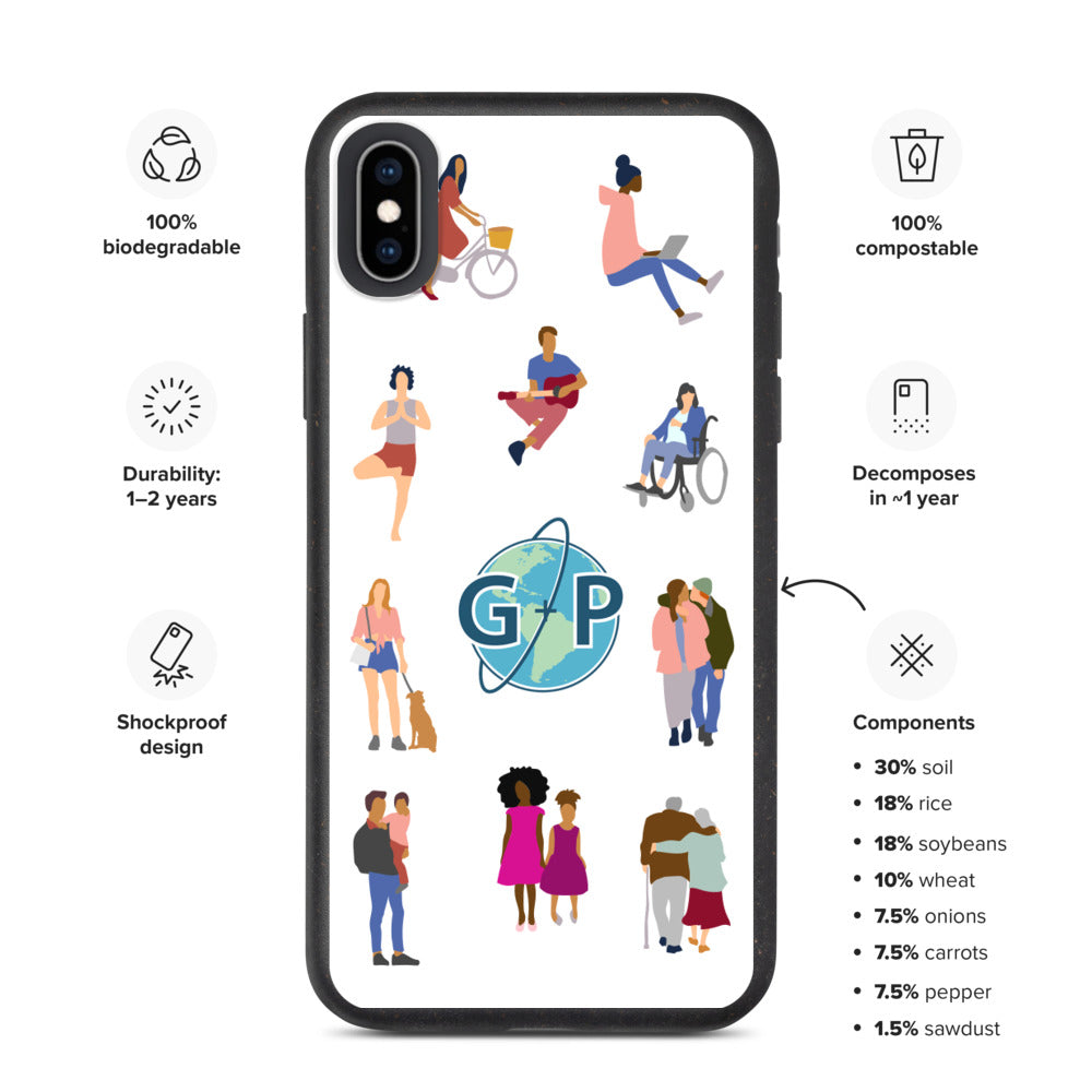 Biodegradable phone case | People | White
