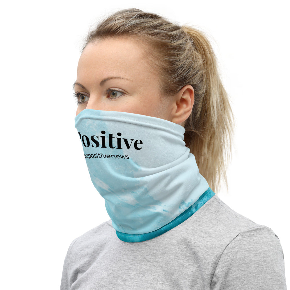 Stay Positive | Blue Skies Neck Gaiter
