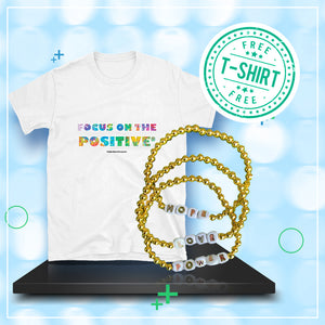 Monthly Positive Bracelet + Free GPNN T-Shirt ($25 Value)