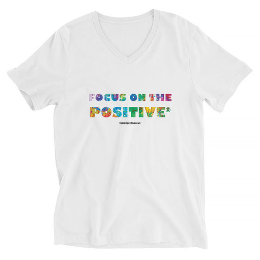 Focus on The Positive® | V-Neck Unisex Tee