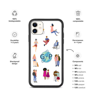 Biodegradable phone case | People | White