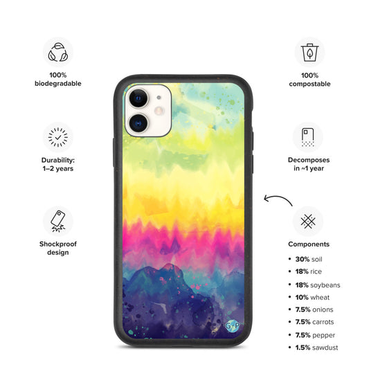 Colors 2 | Biodegradable iPhone Case