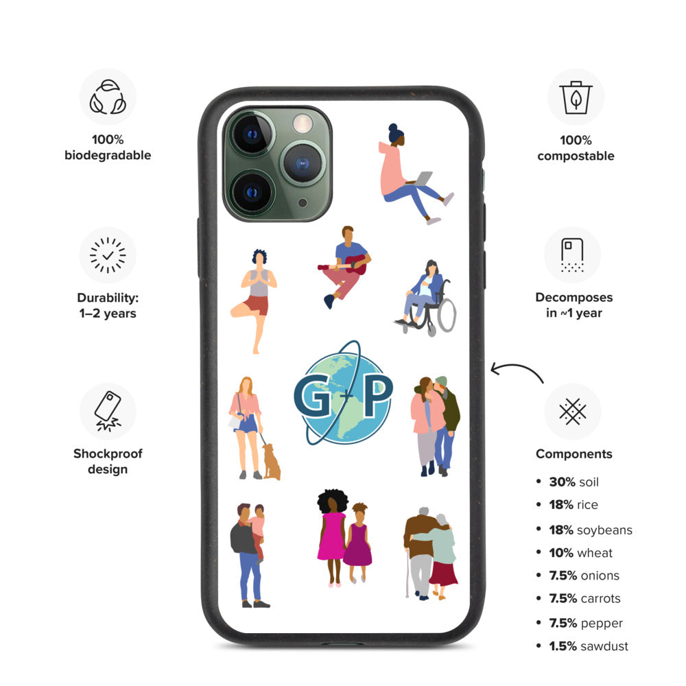 Biodegradable phone case | People | White