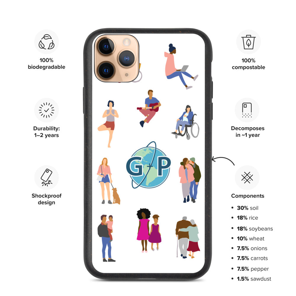 Biodegradable phone case | People | White