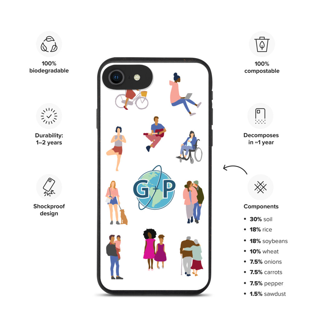Biodegradable phone case | People | White