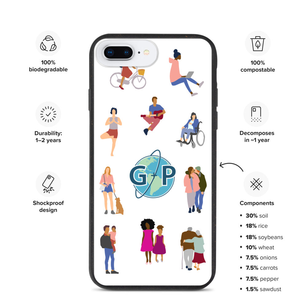 Biodegradable phone case | People | White