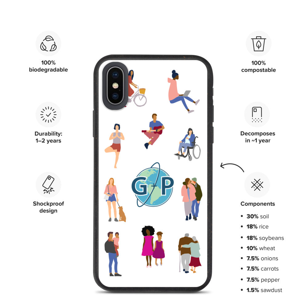Biodegradable phone case | People | White