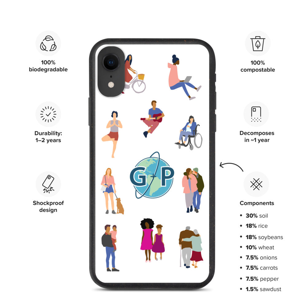 Biodegradable phone case | People | White