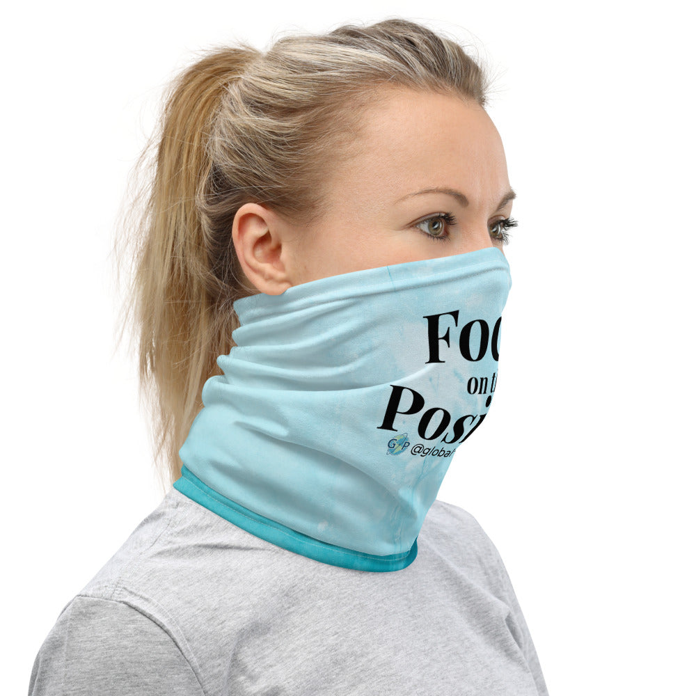 Focus on the Positive® | Blue Skies Neck Gaiter