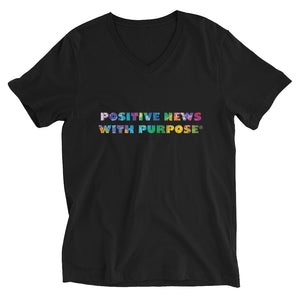 Positive News with Purpose® | V-Neck Unisex Tee