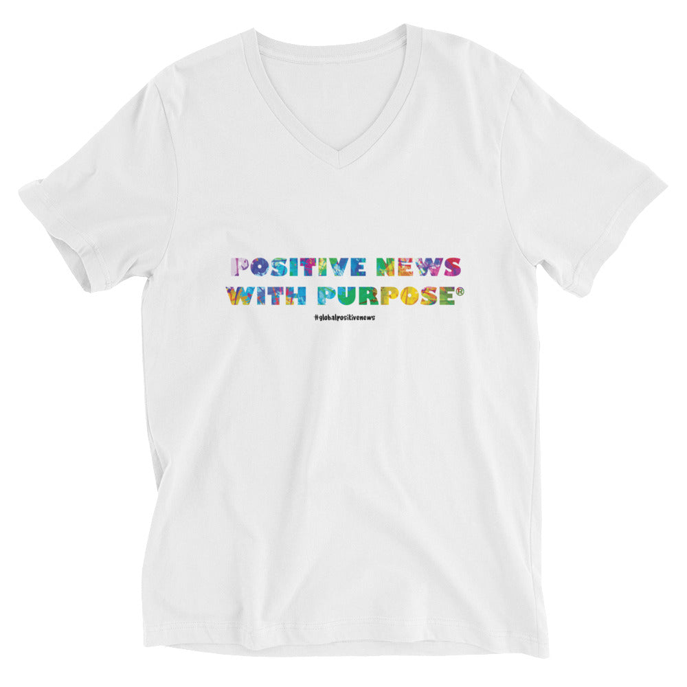 Positive News with Purpose® | V-Neck Unisex Tee